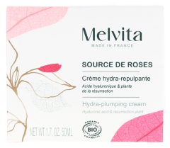 Melvita Source de Roses Crème Hydra-Repulpante Bio 50 ml