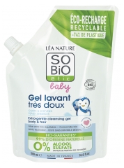 Léa Nature SO BIO étic Baby Gel Lavant Très Doux Éco-Recharge Bio 500 ml