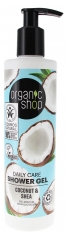 Organic Shop Gel Douche Soin Quotidien Noix de Coco et Karité 280 ml