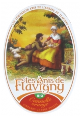 Os Anis de Flavigny Rebu&ccedil;ados Canela Laranja Bio 50 g