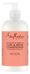 SheaMoisture Noix de Coco et Hibiscus Après-Shampoing Boucles et Brillance 384 ml