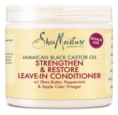 SheaMoisture Huile de Ricin Noir de Jamaïque Soin Sans Rinçage Réparateur et Fortifiant 431 ml