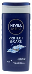 Nivea Men Protect &amp; Care Gel Douche 3en1 Visage Corps et Cheveux 250 ml