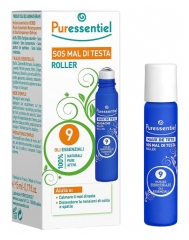 Puressentiel Headache Roller with 9 Essential Oils 5ml