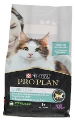 Purina Proplan LiveClear for Adult Cat Sterilized Turkey 1.4 kg