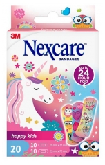 3M Nexcare Happy Kids Pink 20 Plasters