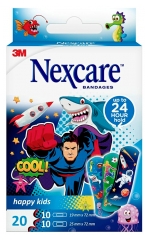 3M Nexcare Happy Kids Blue 20 Plasters