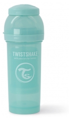 Biberon Anti-colique Twistshake 330ml - Lot De 2 - Avec Récipient Lait Et Mélangeur - Tétine Silicone