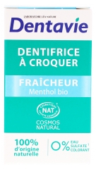 Dentavie Dentifrice à Croquer Fraîcheur Menthol Bio 60 Comprimés