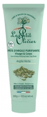 Le Petit Olivier Pâte d'Argile Verte Purifiante 300 g