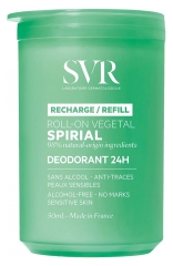 SVR Spirial Kasvipohjainen 24h Deodorantti Roll-On T&auml;ytt&ouml;pakkaus 50 ml