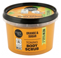 Organic Shop Body Scrub Gommage Tonifiant Corps Huile d'Orange 250 ml