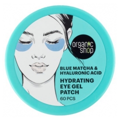 Organic Shop Patchs Yeux Hydratant Matcha et Acide Hyaluronique 60 Patchs