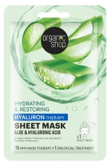 Organic Shop Hyaluron Therapy 1 Masque Papier Hydratant et Réparateur