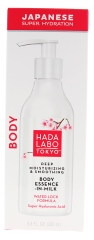 Hada Labo Tokyo Body Essence Corporelle Hydratation en Profondeur &amp; Lissage 200 ml