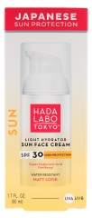 Hada Labo Tokyo Sun Crème Visage Hydratante Résistante à l'Eau SPF30 50 ml