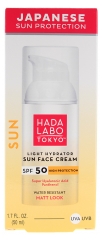 Hada Labo Tokyo Sun Crème Visage Hydratante Résistante à l'Eau SPF50 50 ml