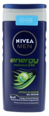 Gel de Banho Nivea Men Energy 3em1 Frescura 24H 250 ml