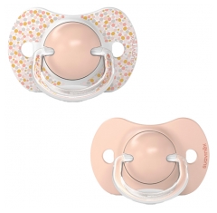 Suavinex 2 Chupetes con Tetina Simétrica SX Pro 6 a 18 Meses