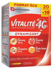 Forté Pharma Vitalité 4G 30 Ampoules