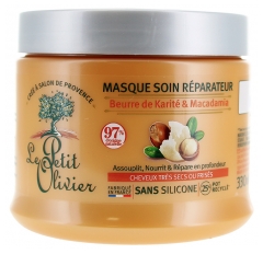 Le Petit Olivier Masque Soin Réparateur Beurre de Karité &amp; Macadamia 330 ml