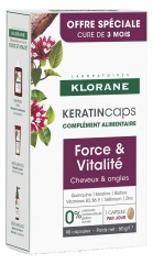 Klorane KeratinCaps Lot de 3 x 30 Capsules