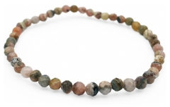 Natura Square Faceted Rhodochrosite Bracelet