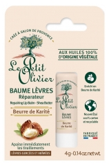 Le Petit Olivier Baume Lèvres Réparateur Beurre de Karité 4 g