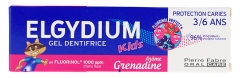 Elgydium Kids Gel Dentifrice Protection Caries 3/6 Ans 50 ml