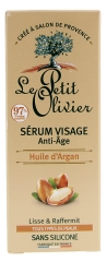 Ser Facial Anti-&Icirc;mbătr&acirc;nire cu Ulei de Argan Le Petit Olivier 30 ml