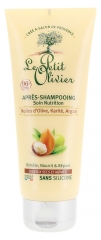 Le Petit Olivier Après-Shampoing Soin Nutrition Huiles d'Olive Karité et Argan 200 ml