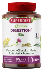 Superdiet Quatuor Organic Fennel Digestion 150 Capsules