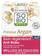 Léa Nature SO BIO étic Précieux Argan Soin Régénérant Anti-Rides Nuit Bio 50 ml