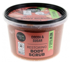 Organic Shop Body Scrub Gommage Régénérant Corps Beurre de Cacao 250 ml