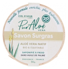 Pur Aloé Jabón Aloe Vera 20% Sobregraso Bio 90 g