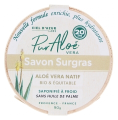 Pur Aloé Sapone All'aloe Vera 20% Organico Surgras 90 g