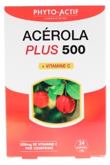 Phyto-Actif Acerola Plus 500 24 Comprimés