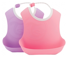 Twistshake Soft Bib With Recuperator 4 Months and Up Set of 2