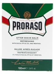 Proraso Baume Rafraichissant Après-Rasage à l'Huile d'Eucalyptus 100 ml