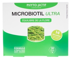 Phyto-Actif Microbiotil Ultra Probiotiques 20 Sachets de 6 g