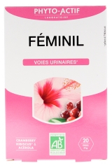 Phyto-Actif Féminil Voies Urinaires Bio 20 Sticks