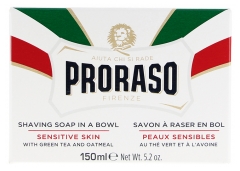 Proraso Jabón de Afeitar de té Verde Para Pieles Sensibles 150 ml