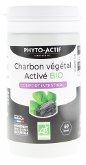 Phyto-Actif Charbon Végétal Activé Confort Intestinal Bio 60 Gélules