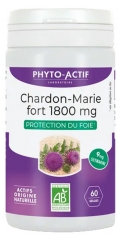 Phyto-Actif Chardon Marie Fort 1800 mg Bio 60 Gélules