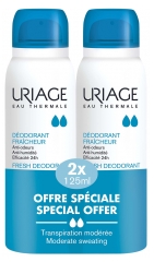 Uriage Déodorant Fraîcheur Lot de 2 x 125 ml