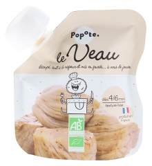 Popote Gourd Le Veau Purée From 4/6 Months Organic 60 g