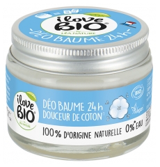 I Love Bio Deodorant Balm 24H Douceur de Coton Bio 40 g