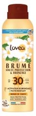 Lovea Nebel mit Hohem Schutz &amp; Bräunung Monoï de Tahiti SPF30 150 ml