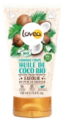 Lovea Scrub Esfoliante per il Corpo All'olio di Cocco Biologico 150 ml