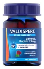 Valdispert Snabb S&ouml;mn 1,9 mg 30 Gummies